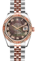Rolex Datejust 31mm Two-Tone 18K Rose Gold & Steel MOP Roman Dial Ref. 178271