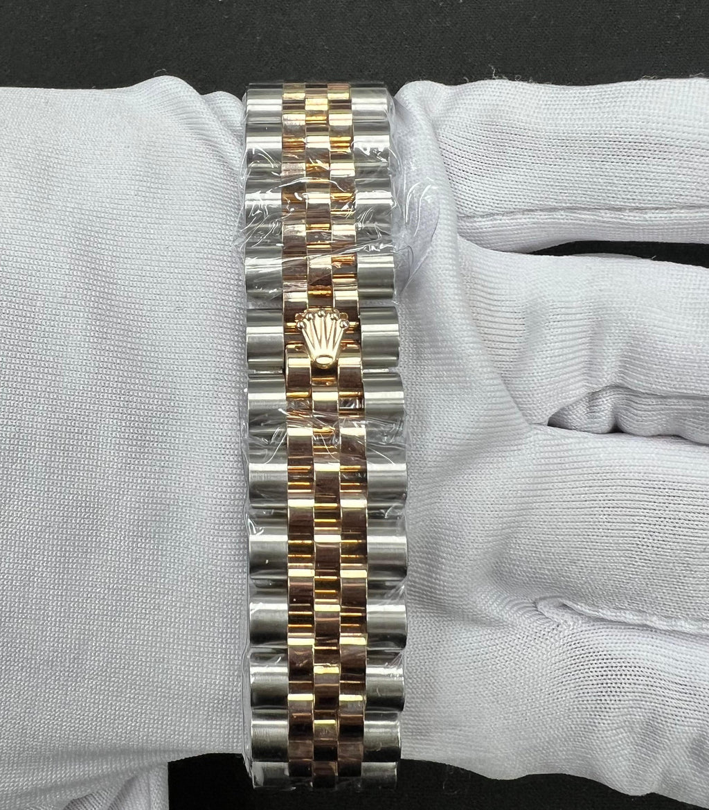 Rolex Datejust 31mm Two-Tone 18K Rose Gold & Steel MOP Roman Dial Ref. 178271