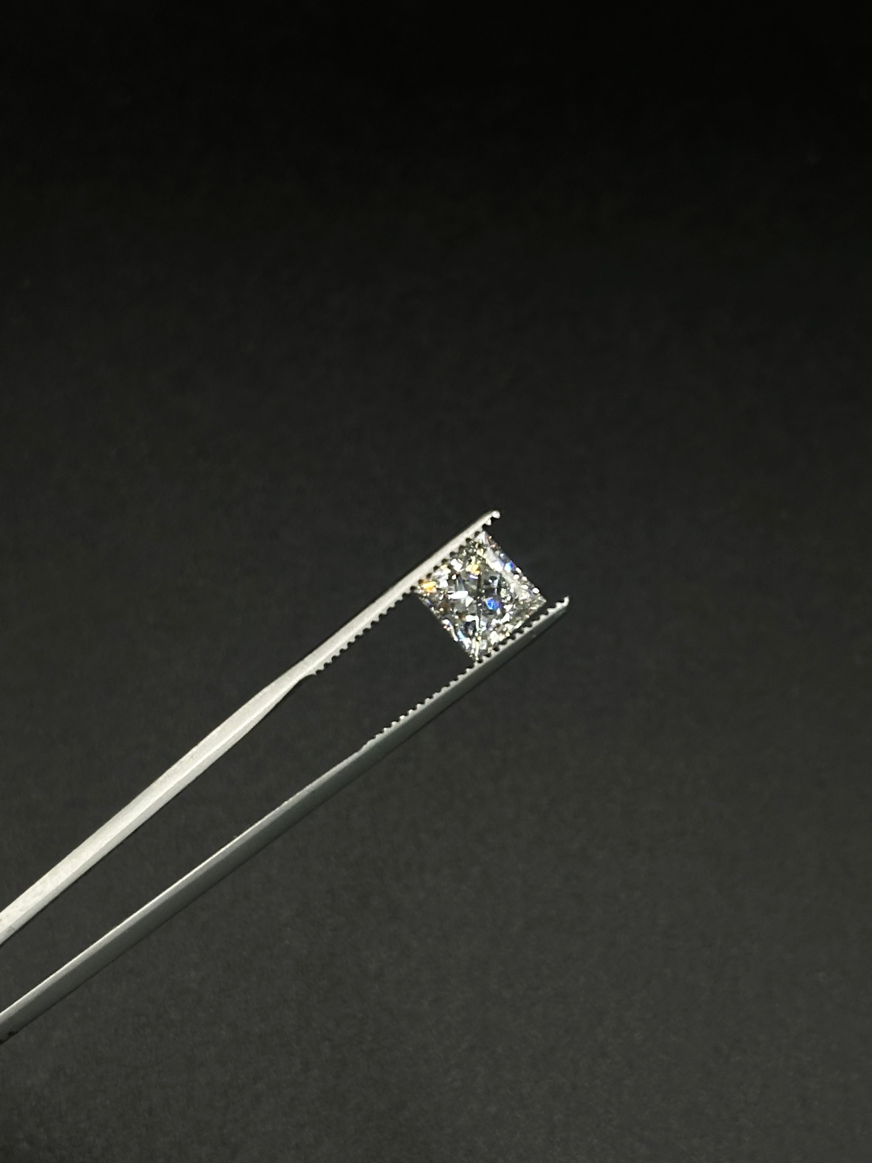 1.59 Ct Princess Shape Diamond