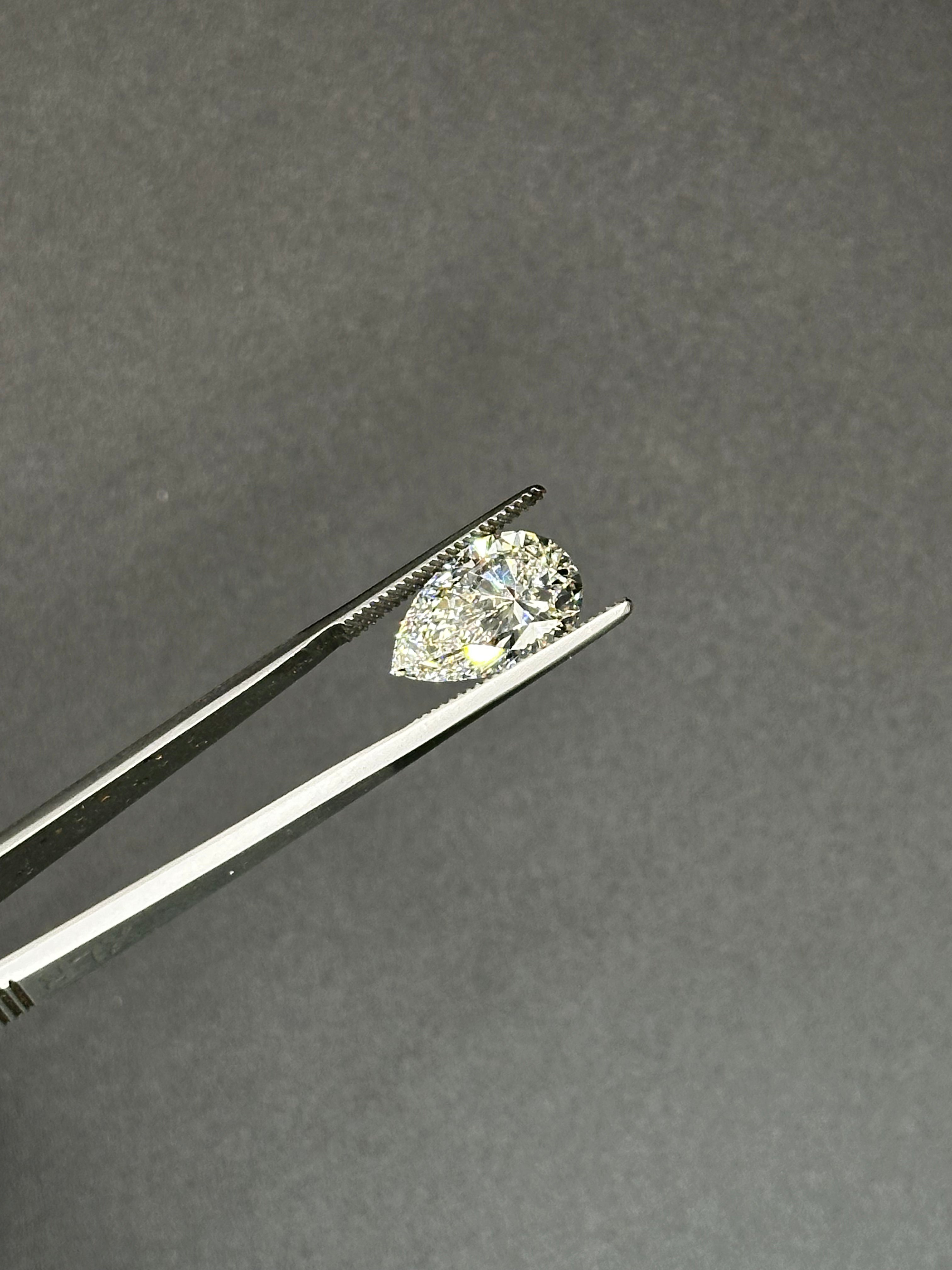 5.08 Ct Pear Shape Diamond