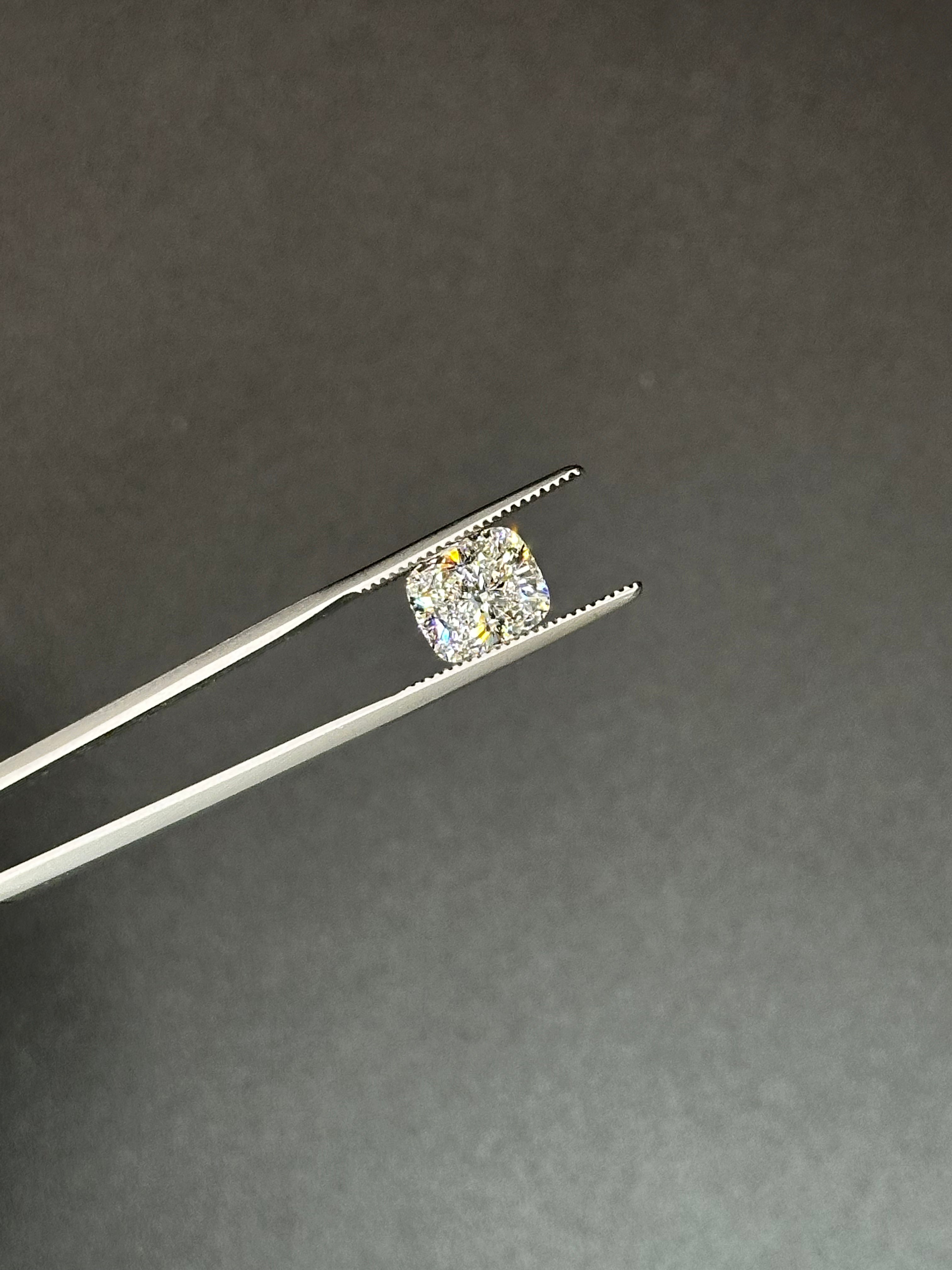 2.54 Ct Cushion Shape Diamond