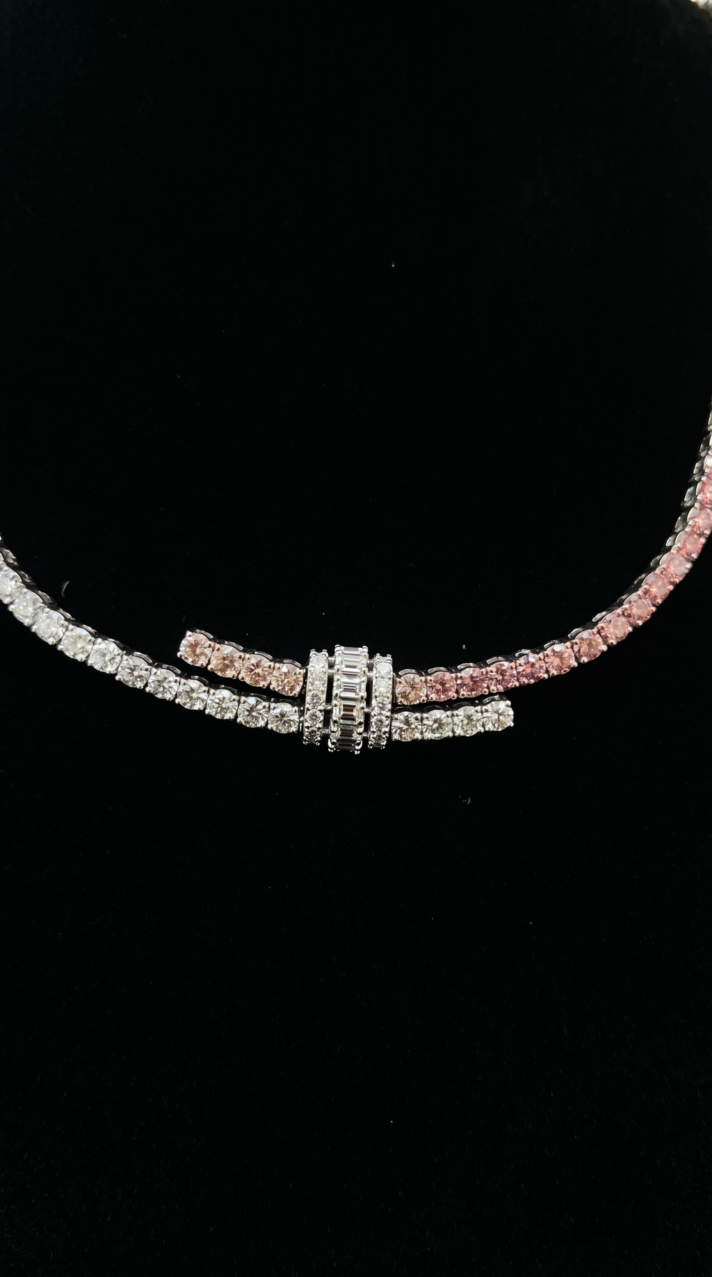 14K Rose Cascade Necklace