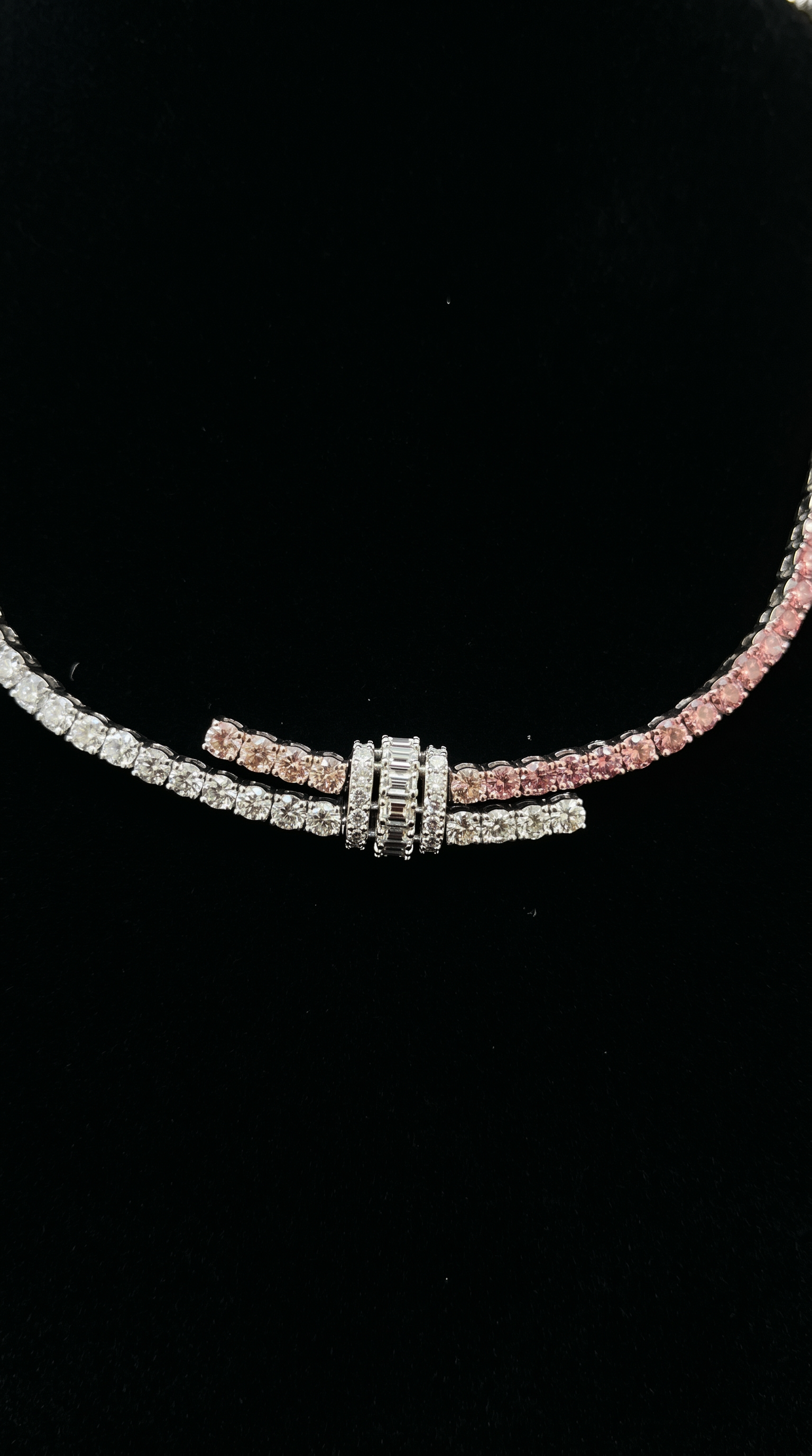 14K Rose Cascade Necklace