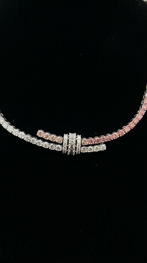 14K Rose Cascade Necklace