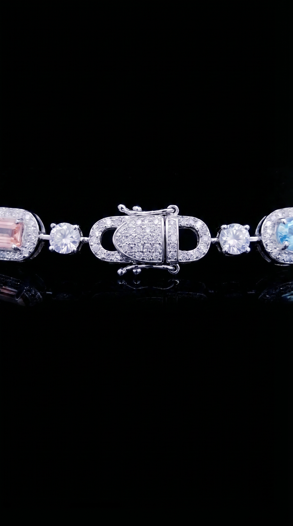 14K Mix Fancy Diamond Bracelet
