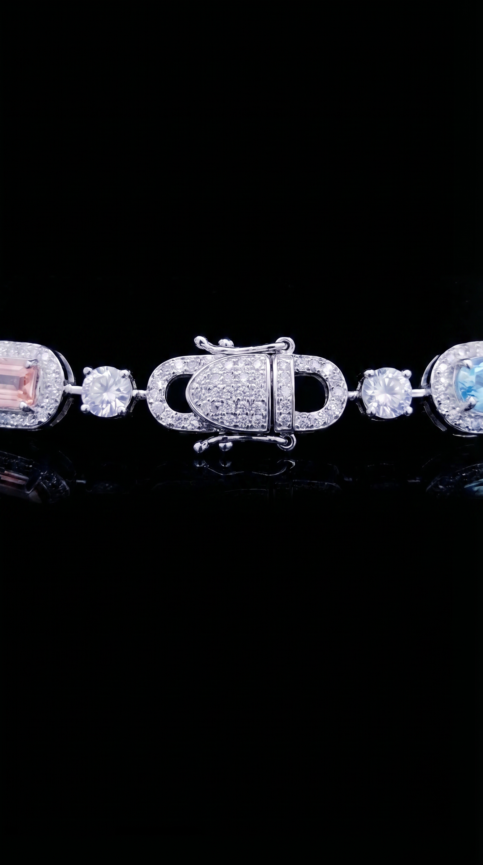 14K Mix Fancy Diamond Bracelet