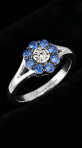 14K Sapphire Ring