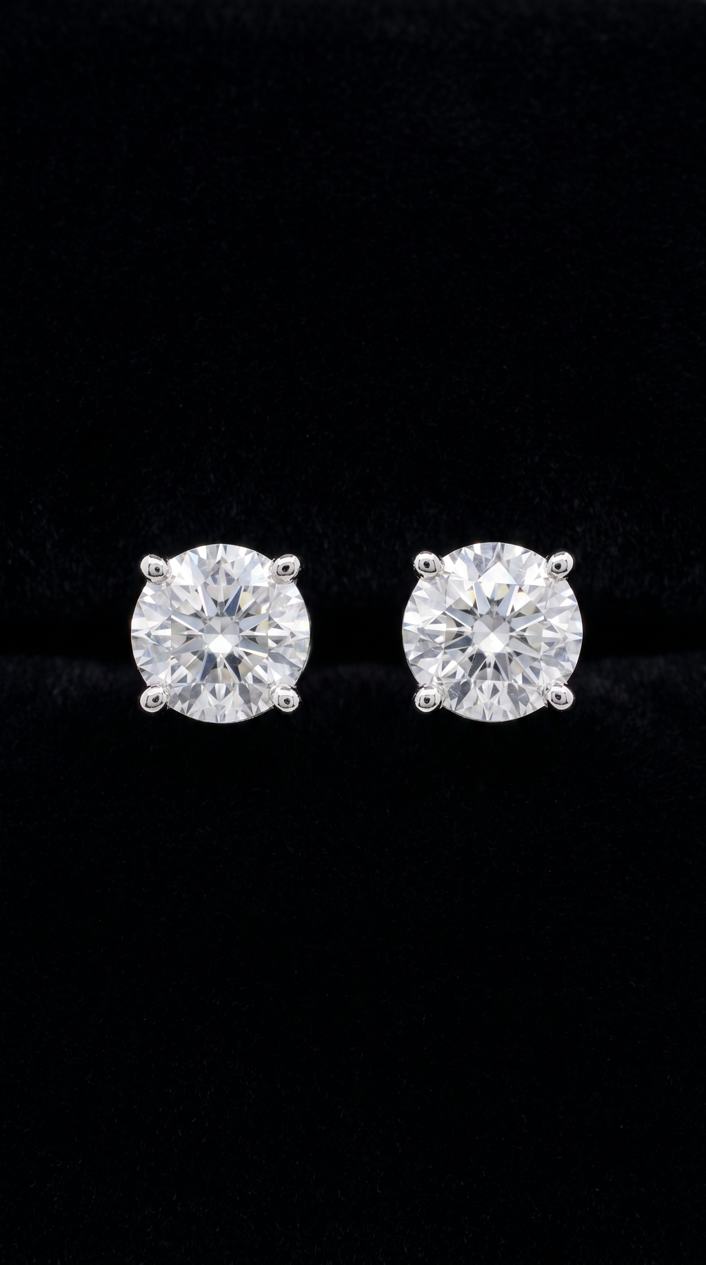 14K Solitaire Earrings