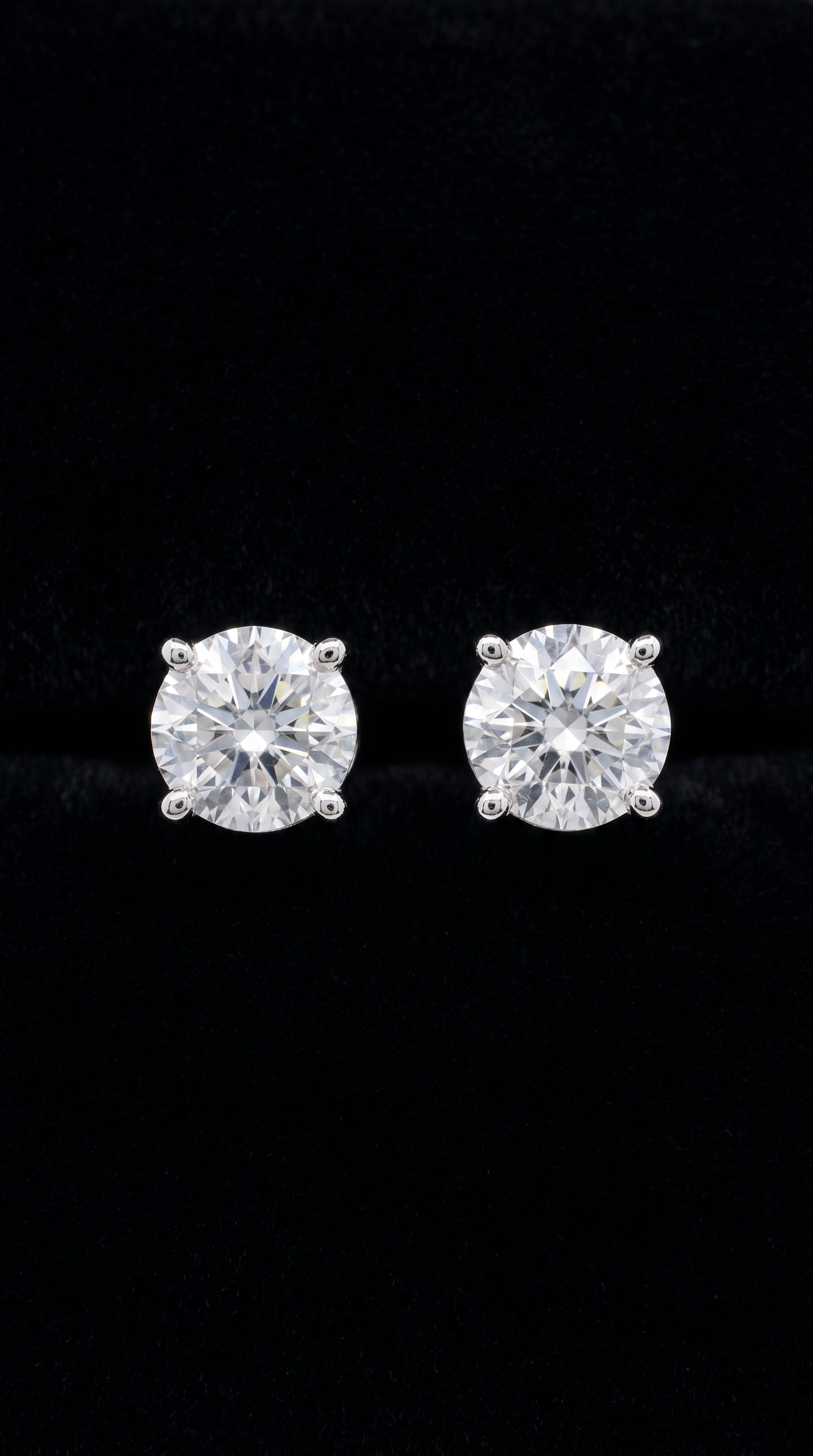 14K Solitaire Earrings
