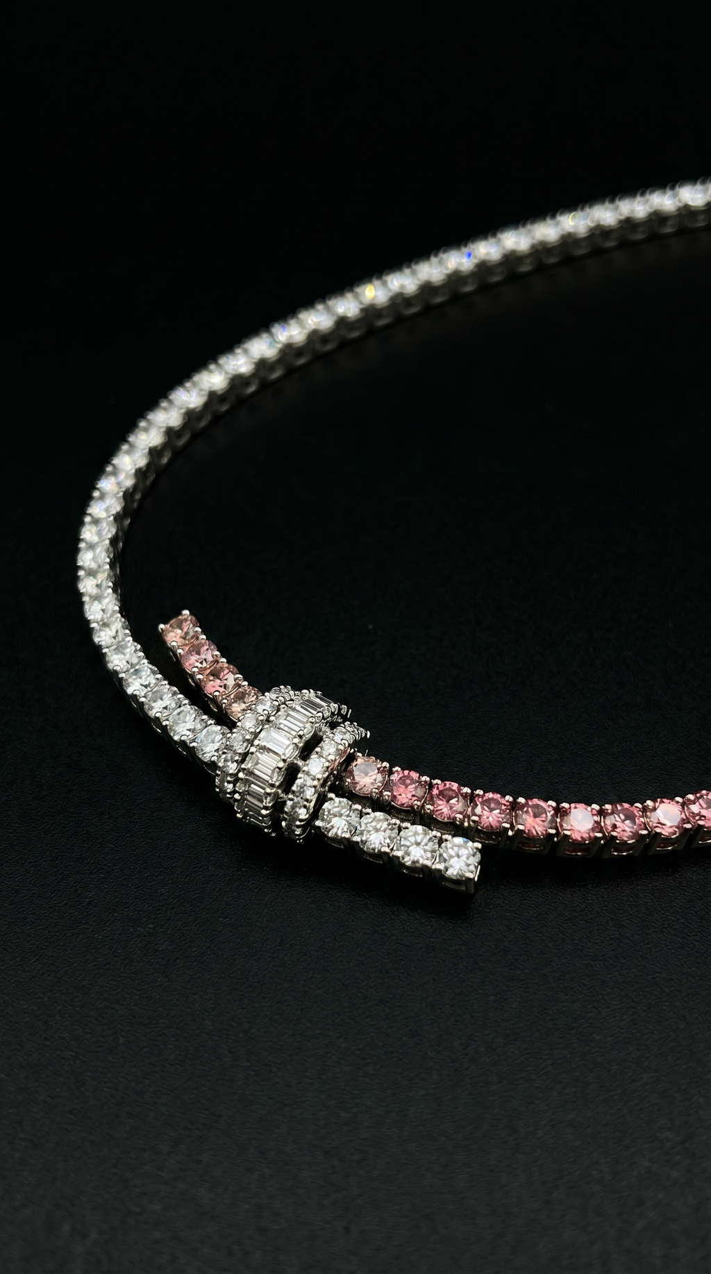 14K Rose Cascade Necklace