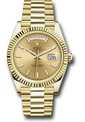 Rolex Day-Date 40mm 18K Yellow Gold Champagne Dial Ref. 228238