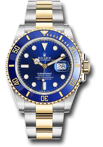 Rolex Submariner Date 41mm Two-Tone 18K Yellow Gold & Steel Blue Dial Ref. 126613LB