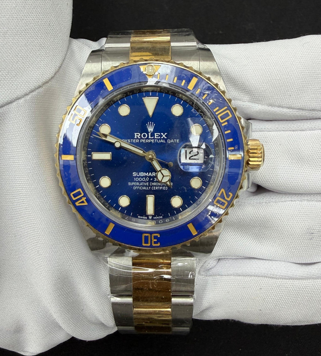 Rolex Submariner Date 41mm Two-Tone 18K Yellow Gold & Steel Blue Dial Ref. 126613LB
