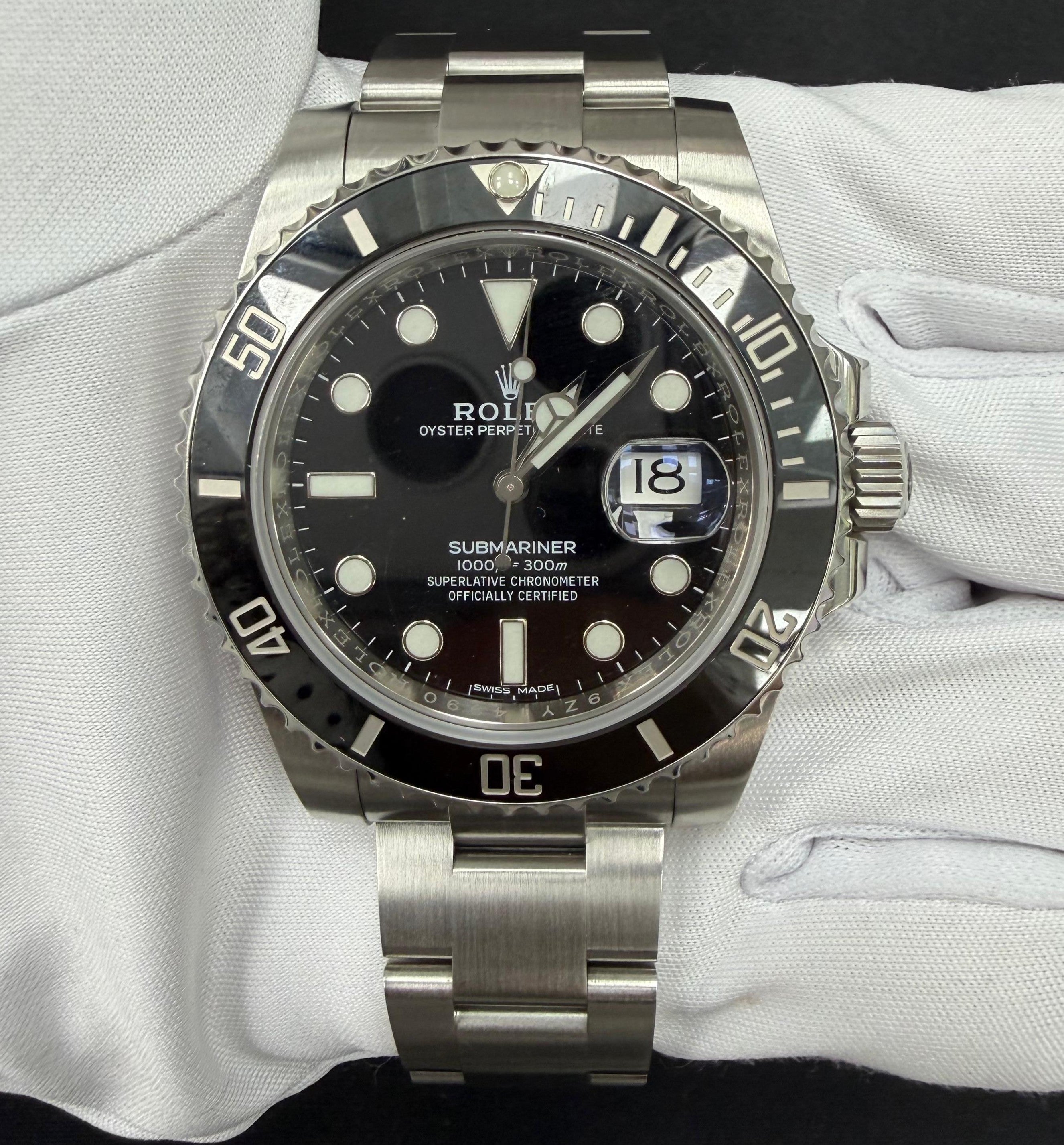 Rolex Submariner Date 40mm Stainless Steel Black Dial Ref. 116610LN