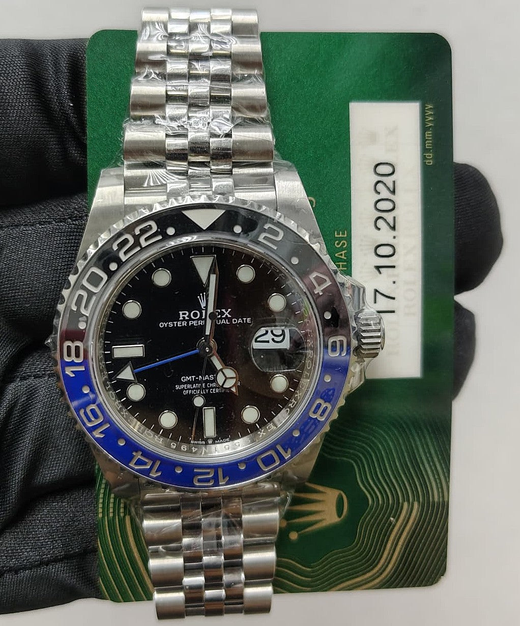 Rolex GMT Master II 40mm Stainless Steel Black Dial Ref. 126710BLNR