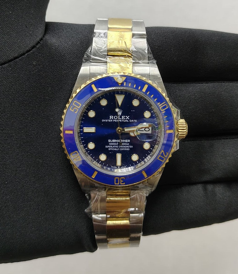 Rolex Submariner Date 41mm Two-Tone 18K Yellow Gold & Steel Blue Dial Ref. 126613LB