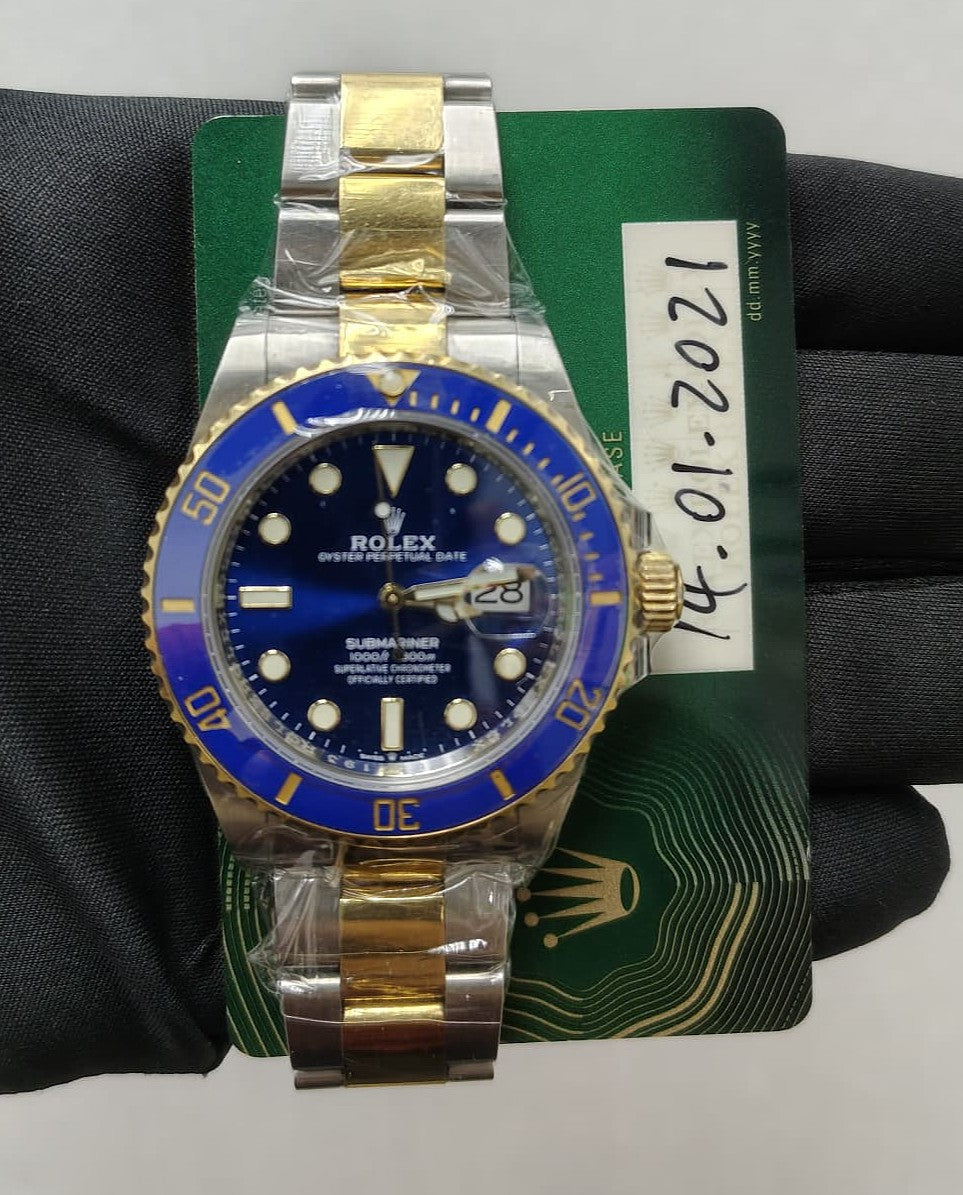 Rolex Submariner Date 41mm Two-Tone 18K Yellow Gold & Steel Blue Dial Ref. 126613LB
