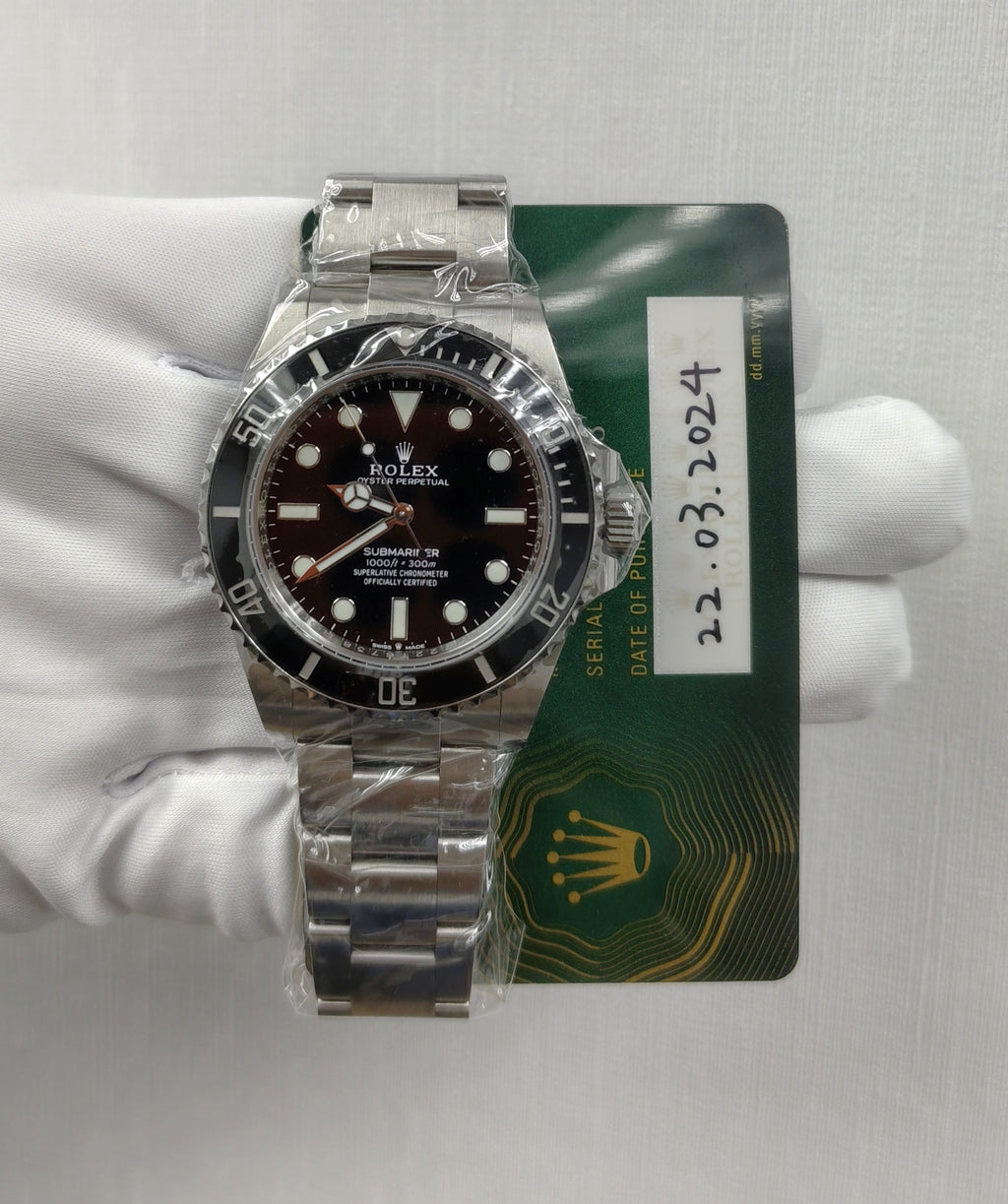 Rolex Submariner No Date 41mm Stainless Steel Black Dial Ref. 124060