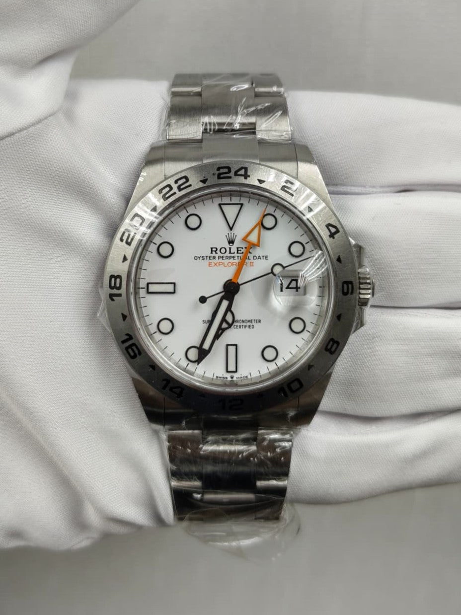 Rolex Explorer II 42mm Stainless Steel White Dial Ref. 226570