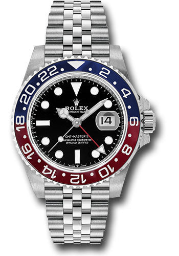 Rolex GMT Master II 40mm Stainless Steel Black Dial Ref. 126710BLRO