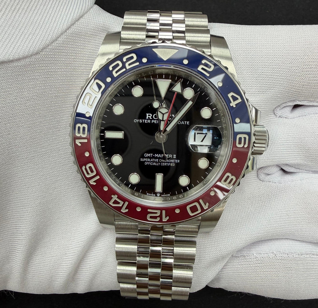 Rolex GMT Master II 40mm Stainless Steel Black Dial Ref. 126710BLRO