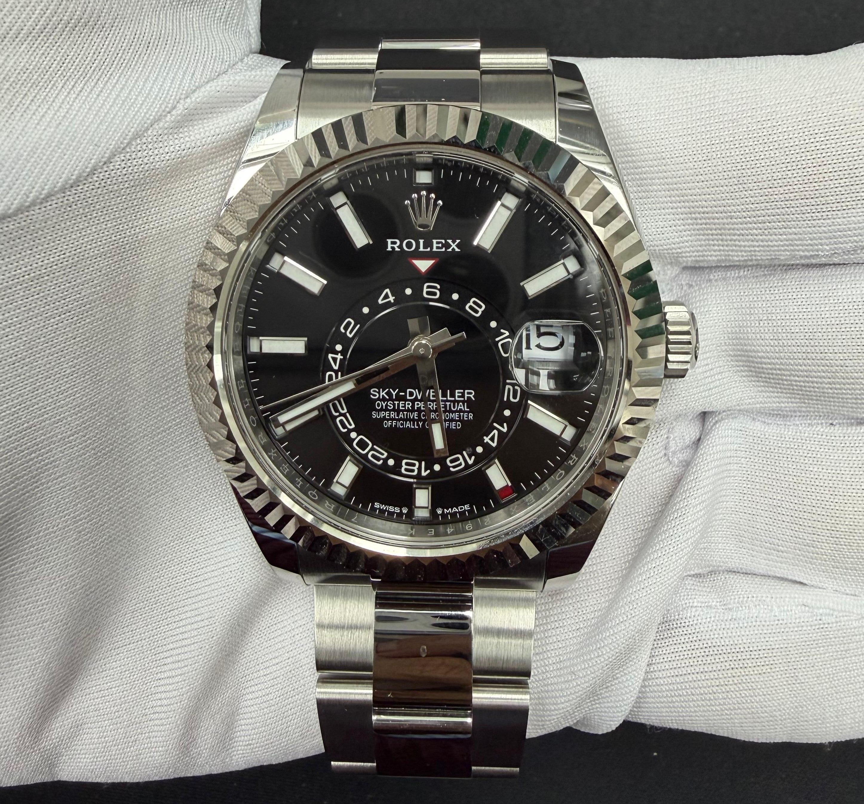 Rolex Sky Dweller 42mm Stainless Steel Black Dial Ref. 336934