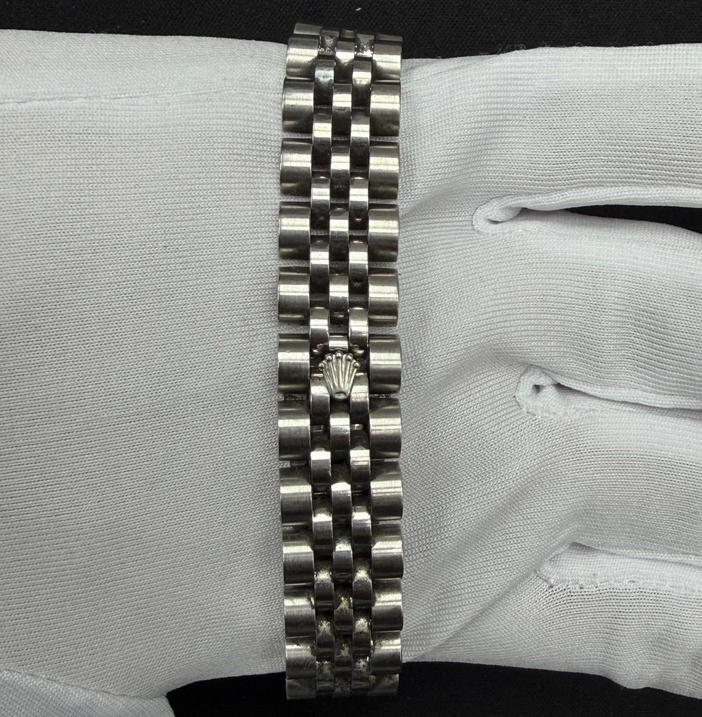 Rolex Lady Date Just 26mm Stainless Steel Silver Diamond Dial Ref. 179174