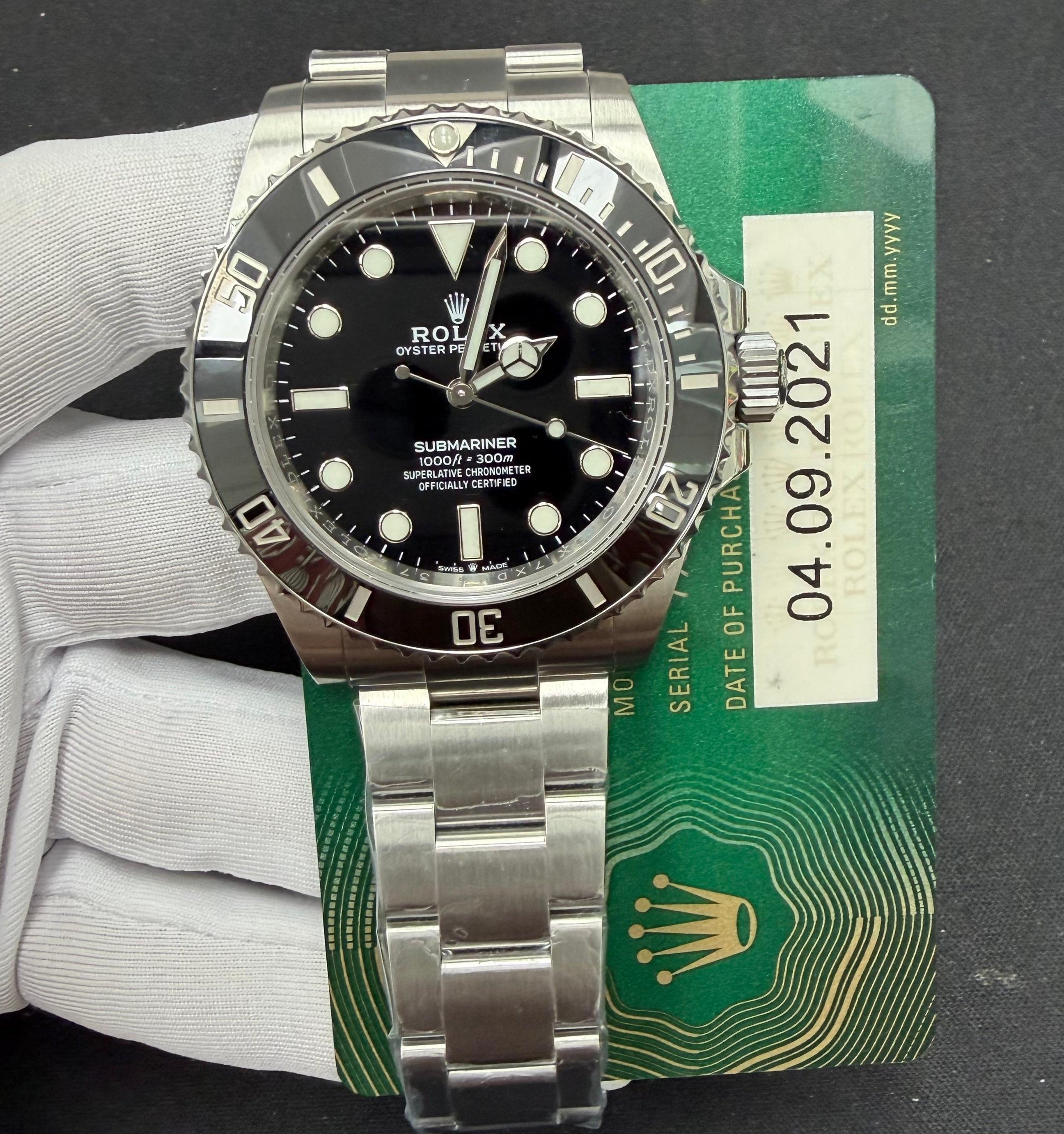 Rolex Submariner No Date 41mm Stainless Steel Black Dial Ref. 124060