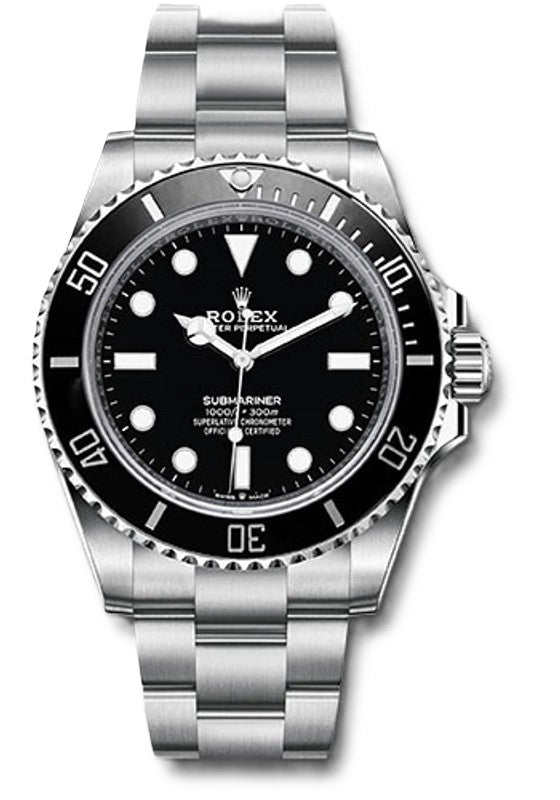 Rolex Submariner No Date 41mm Stainless Steel Black Dial Ref. 124060