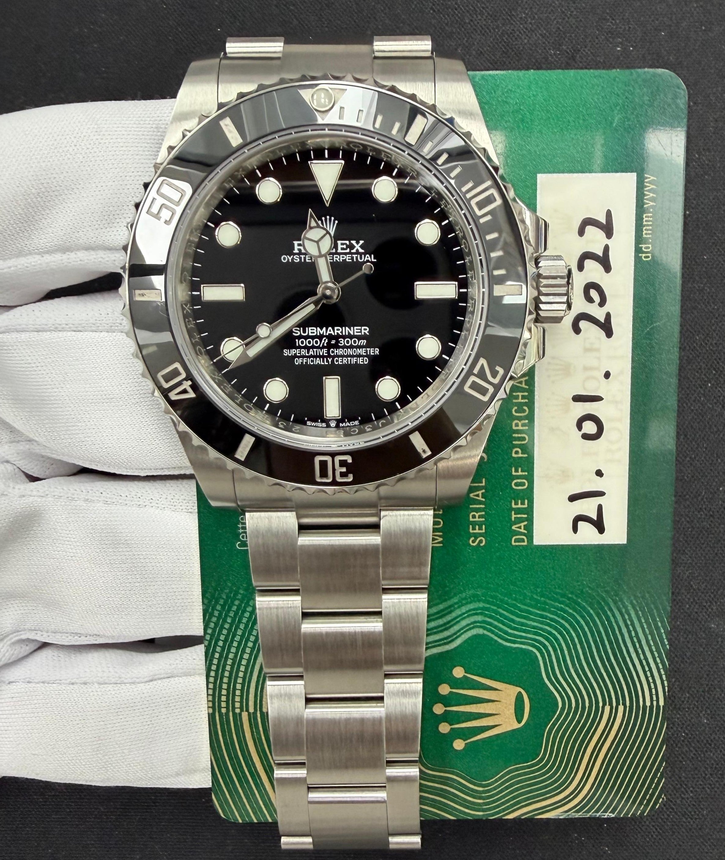 Rolex Submariner No Date 41mm Stainless Steel Black Dial Ref. 124060