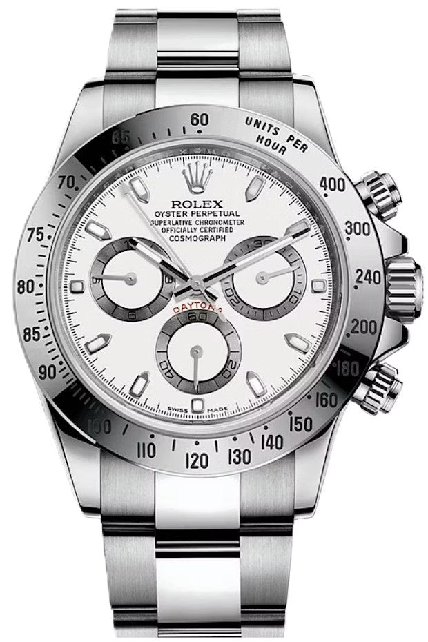 Rolex Daytona 40mm Stainless Steel White Dial Ref. 116520