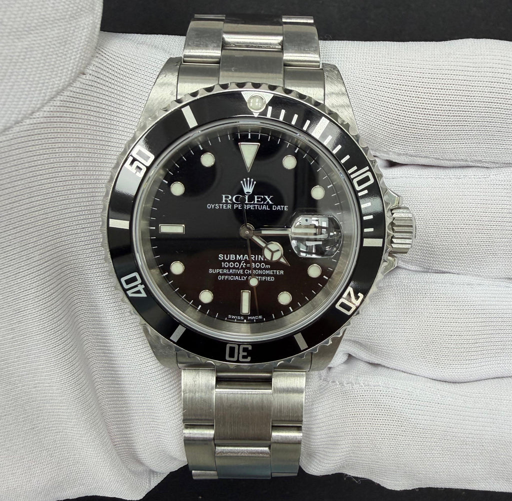 Rolex Submariner Date 40mm Stainless Steel Black Dial Ref. 16610
