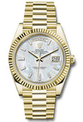 Rolex Day-Date 40mm 18K Yellow Gold MOP Diamond Dial Ref. 228238