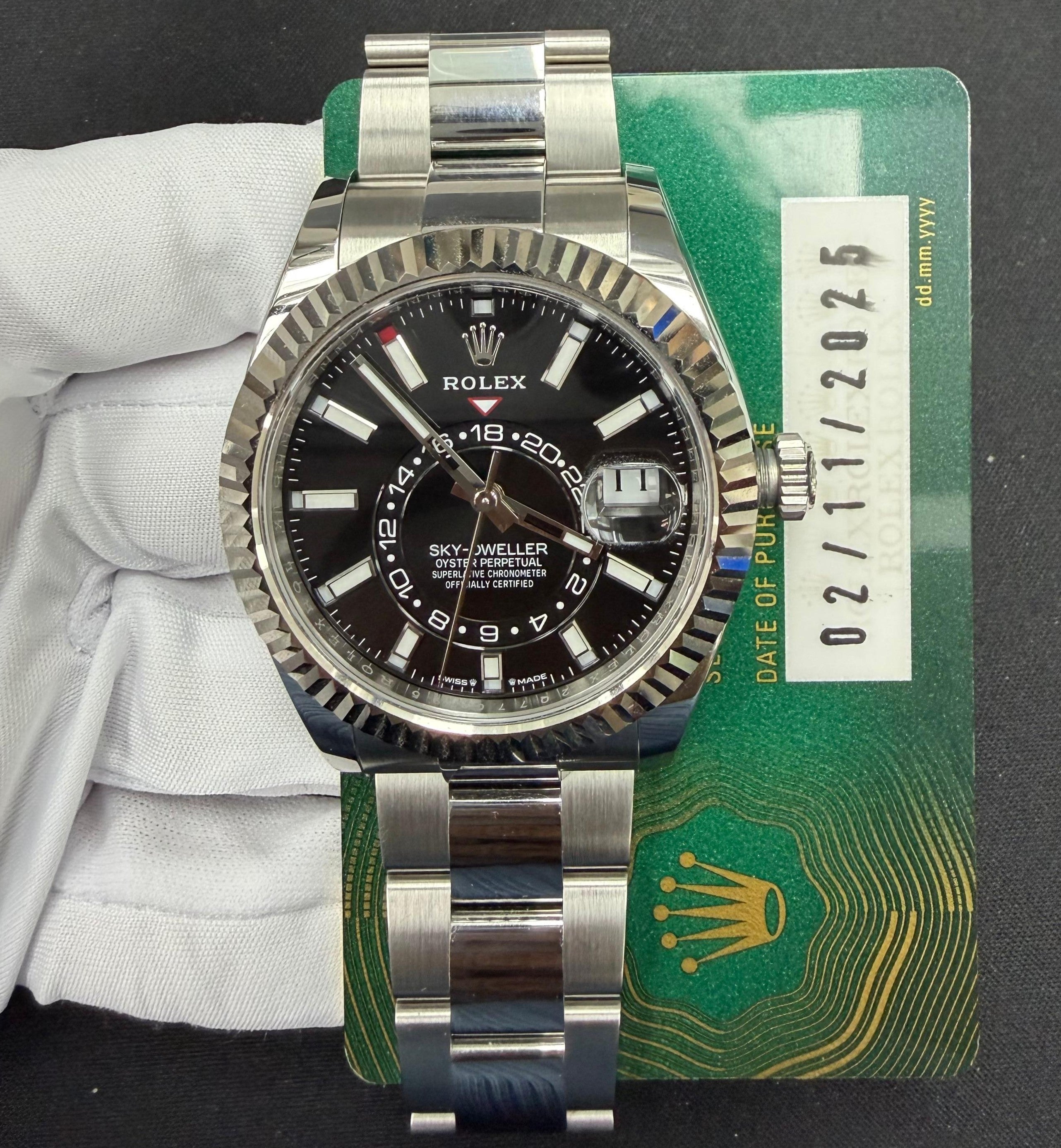 Rolex Sky Dweller 42mm Stainless Steel Black Dial Ref. 336934