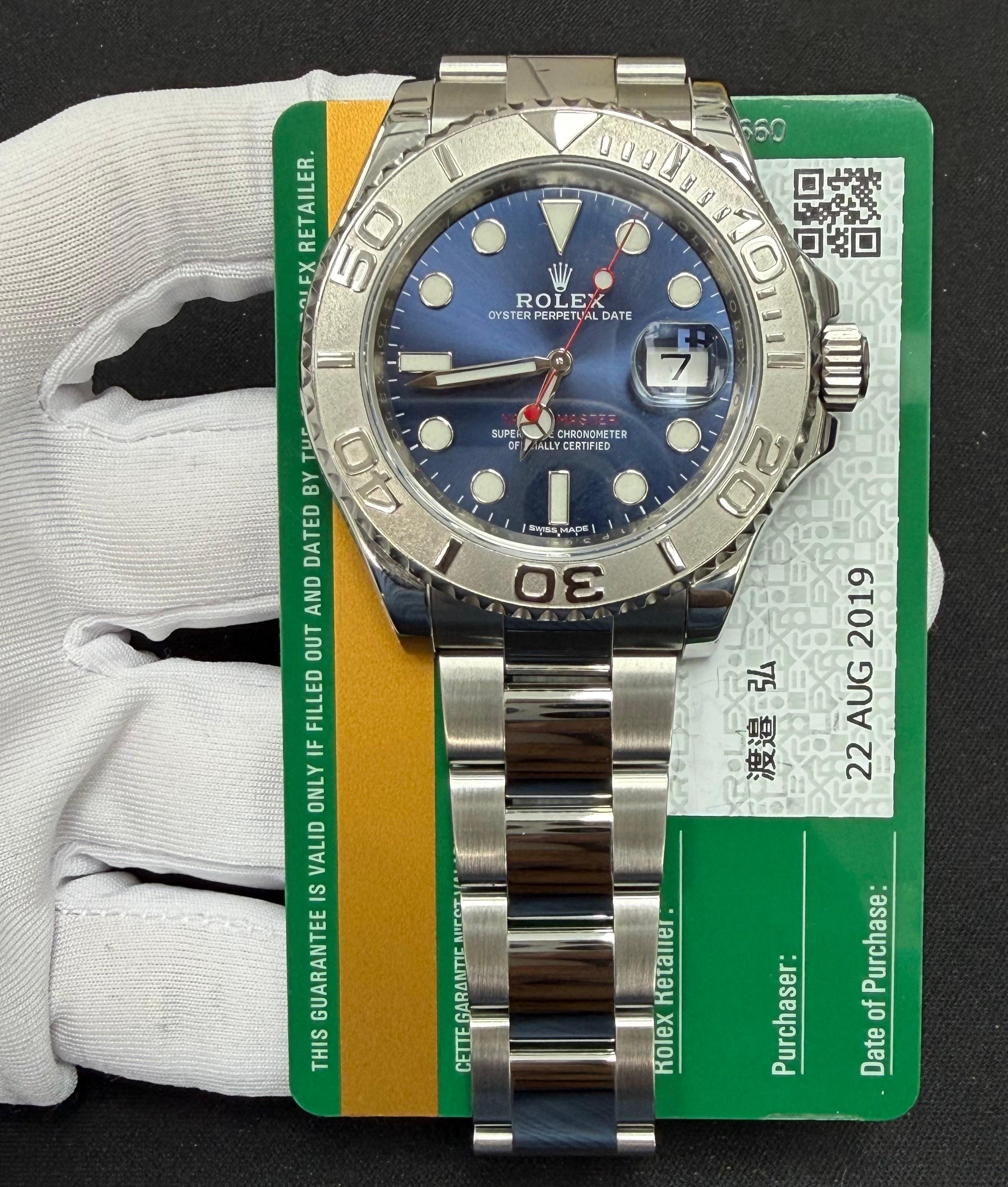 Rolex Yachtmaster 40mm Stainless Steel Blue Dial Ref. 116622