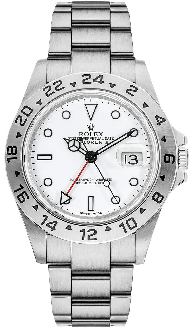 Rolex Explorer II 40mm Stainless Steel White Dial Ref. 16570