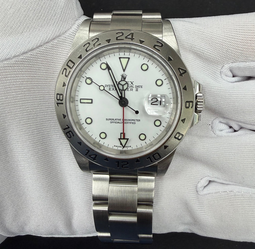 Rolex Explorer II 40mm Stainless Steel White Dial Ref. 16570