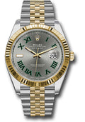 Rolex Datejust 41mm Two-Tone 18K Yellow Gold & Steel Wimbledon Dial Ref. 126333