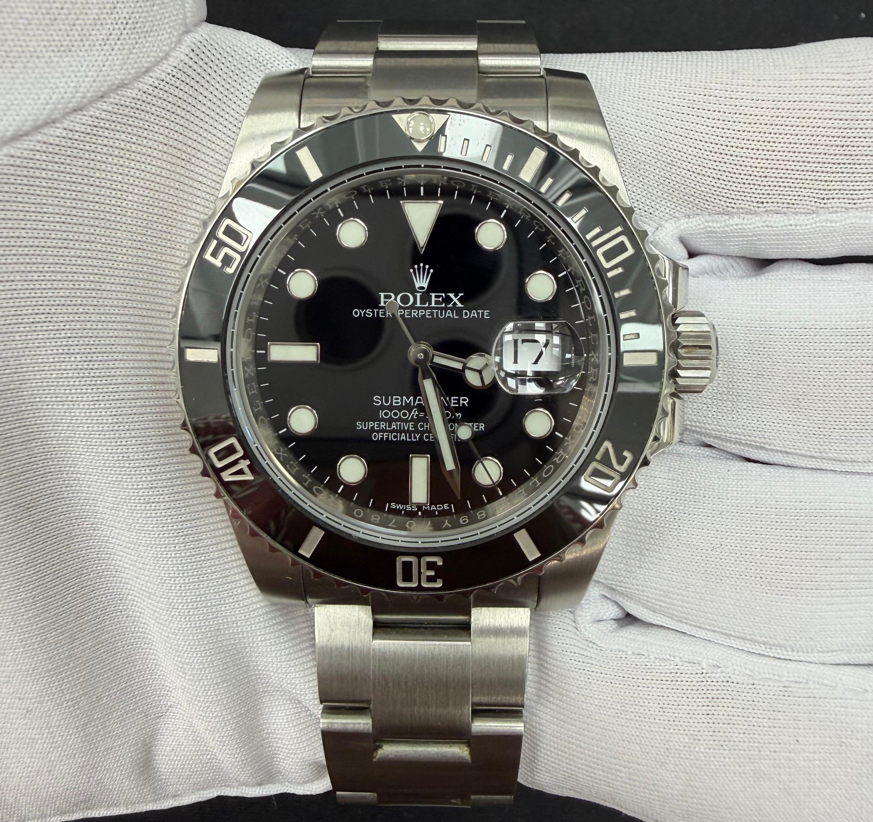 Rolex Submariner Date 40mm Stainless Steel Black Dial Ref. 116610LN