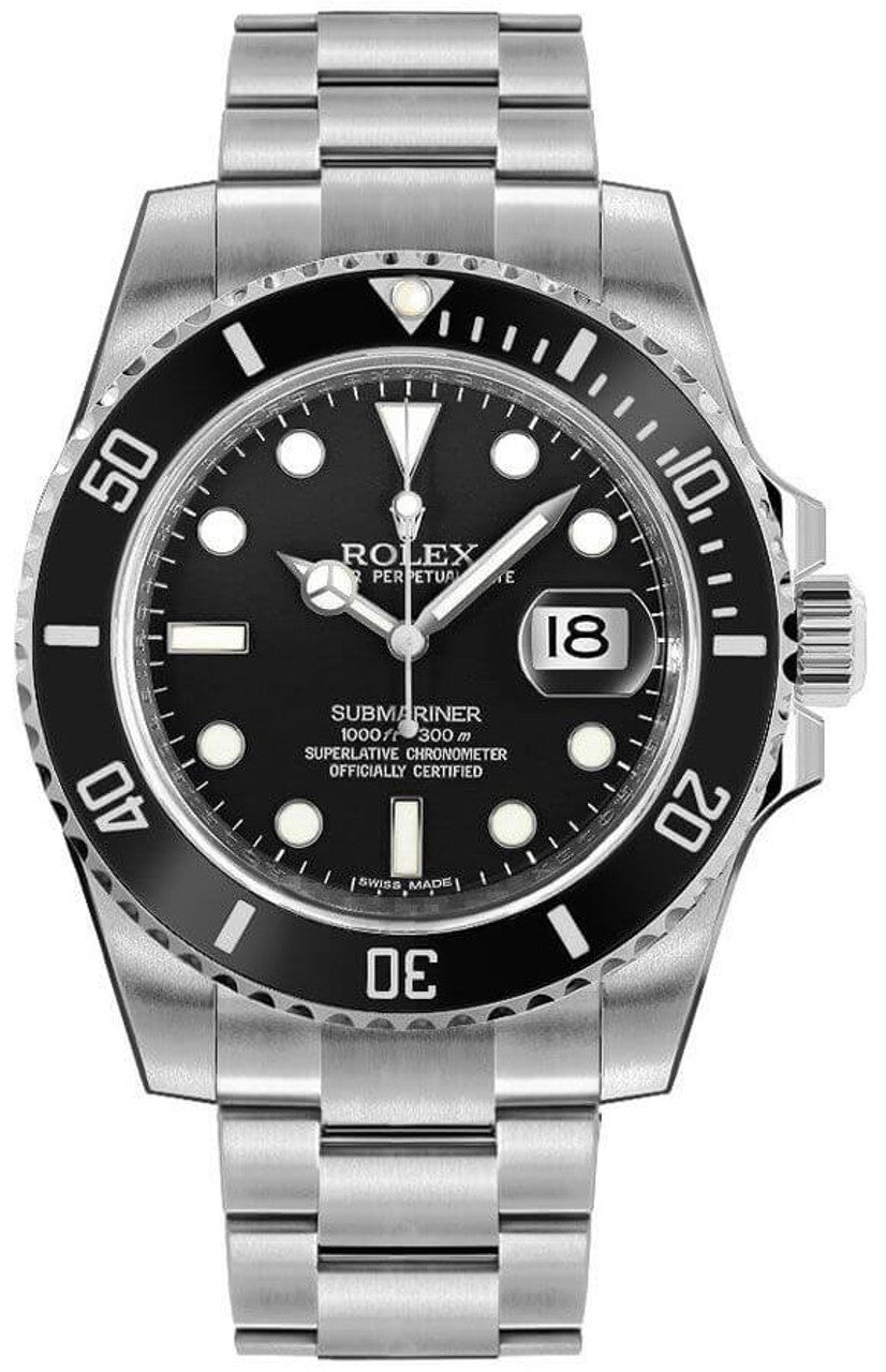 Rolex Submariner Date 40mm Stainless Steel Black Dial Ref. 116610LN