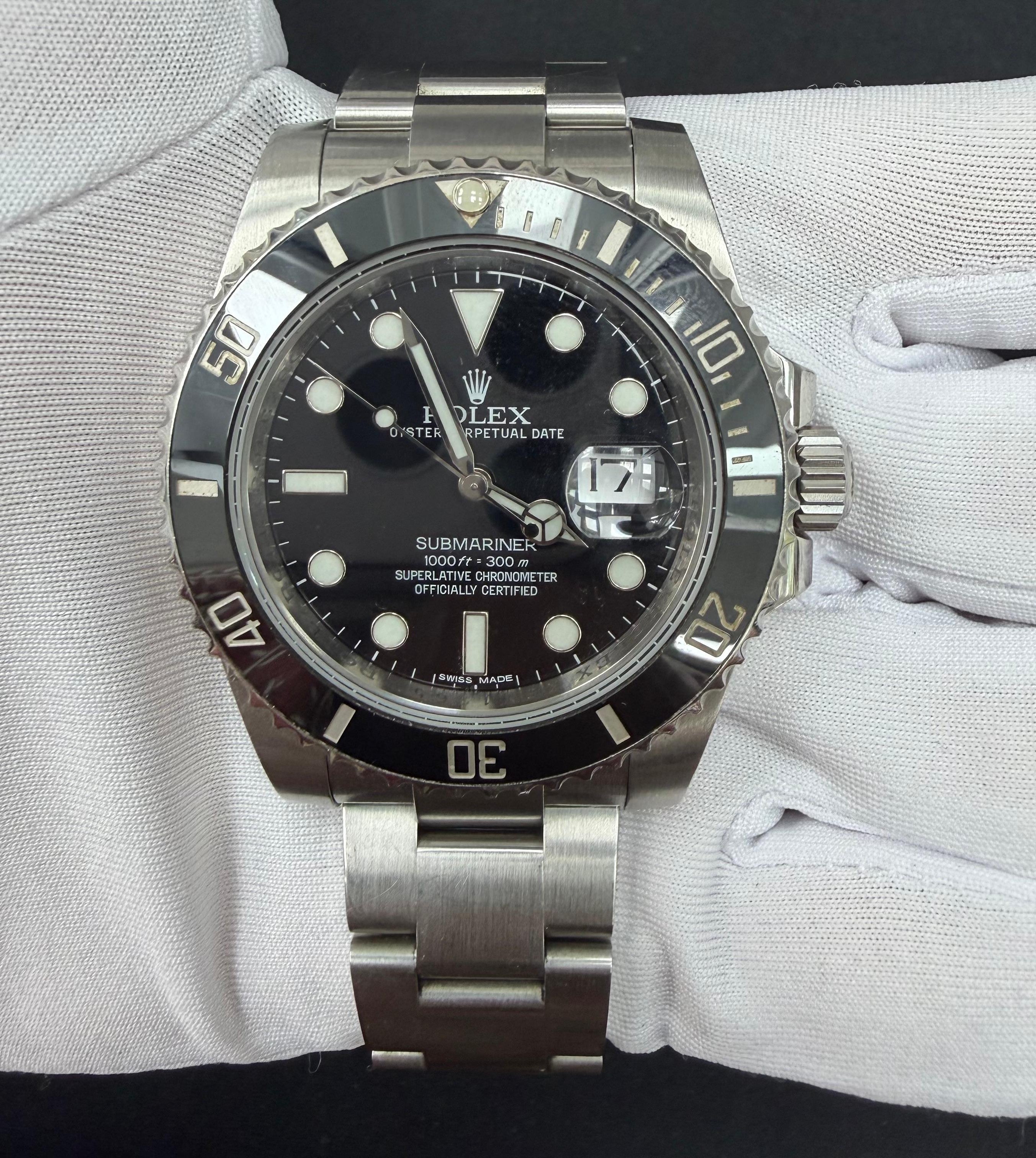 Rolex Submariner Date 40mm Stainless Steel Black Dial Ref. 116610LN