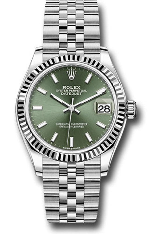 Rolex Datejust 31mm Stainless Steel Mint Green Dial Ref. 278274