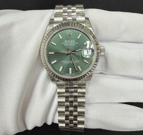 Rolex Datejust 31mm Stainless Steel Mint Green Dial Ref. 278274
