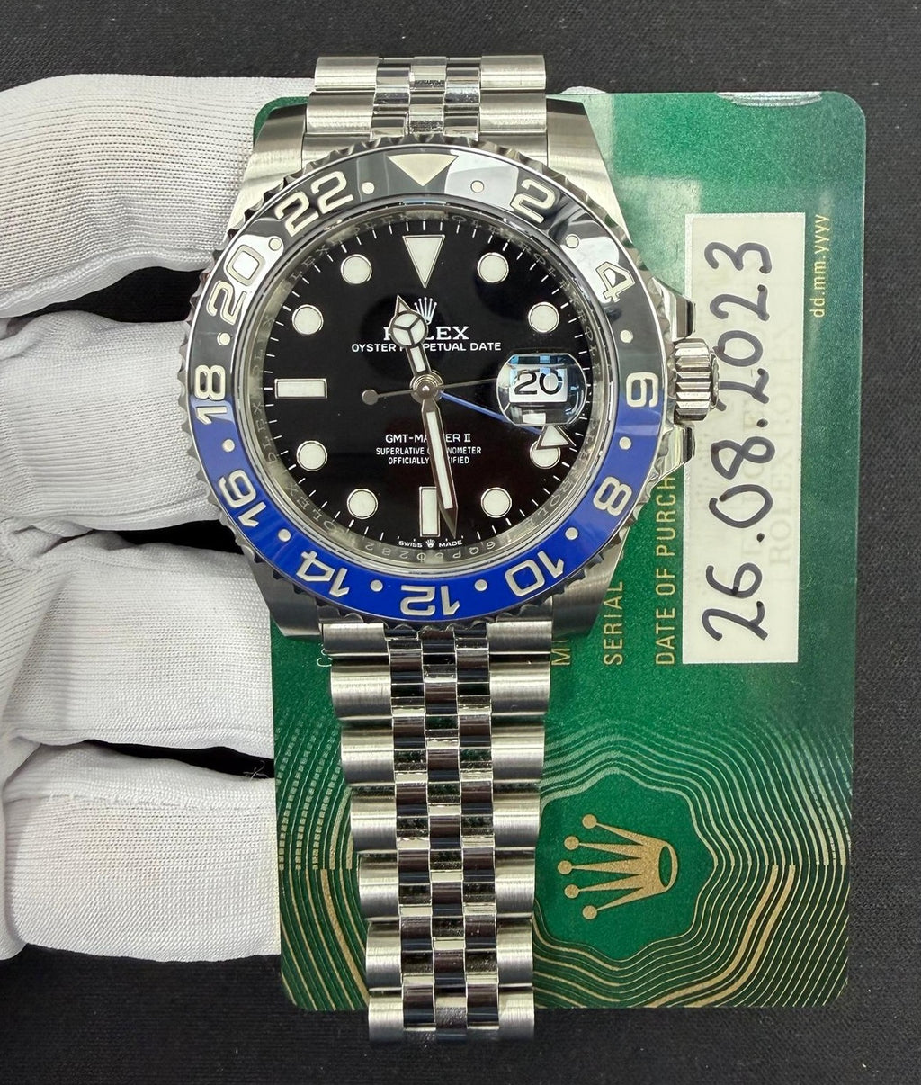 Rolex GMT Master II 40mm Stainless Steel Black Dial Ref. 126710BLNR