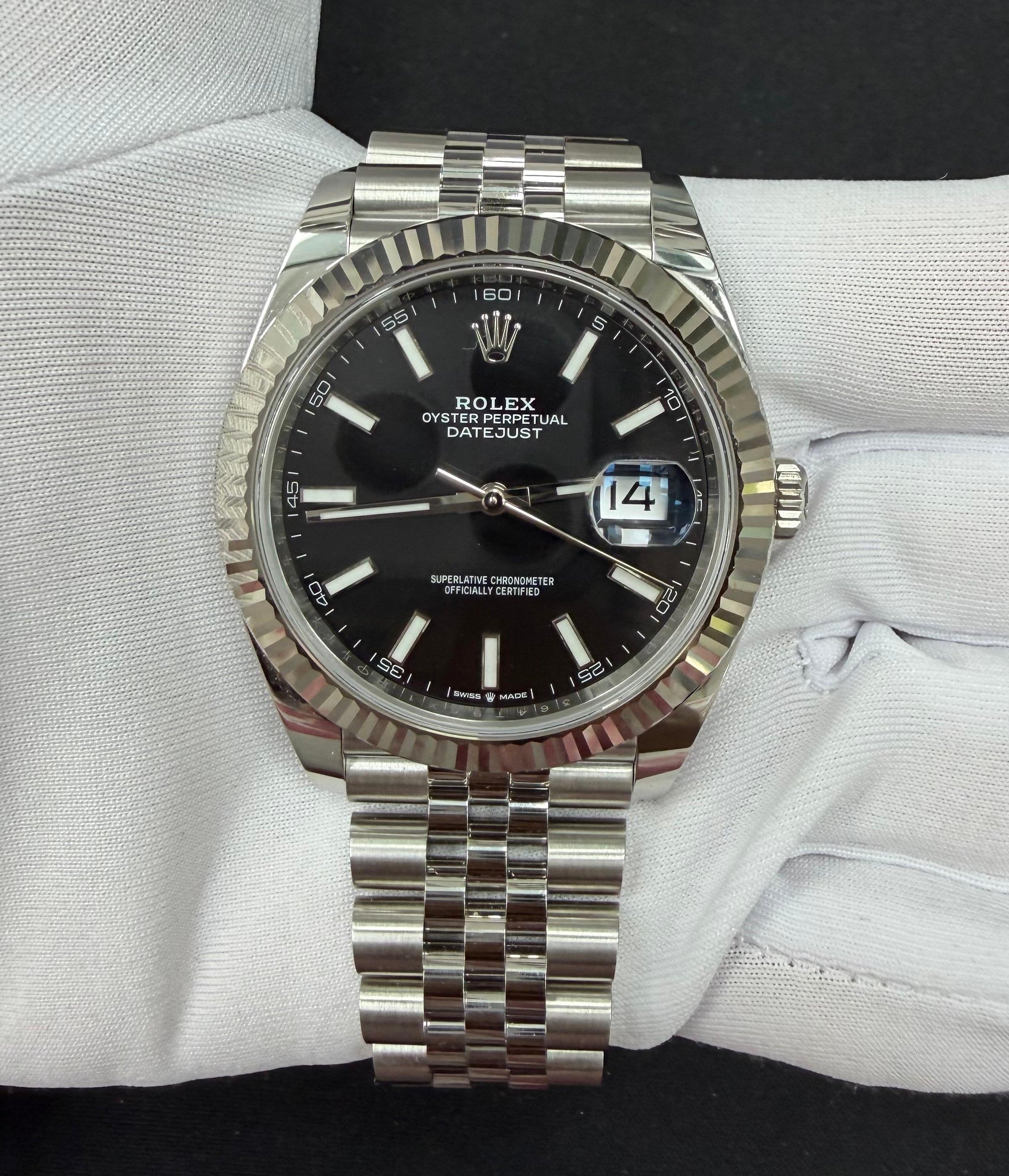 Rolex Datejust 41mm Stainless Steel Black Dial Ref. 126334