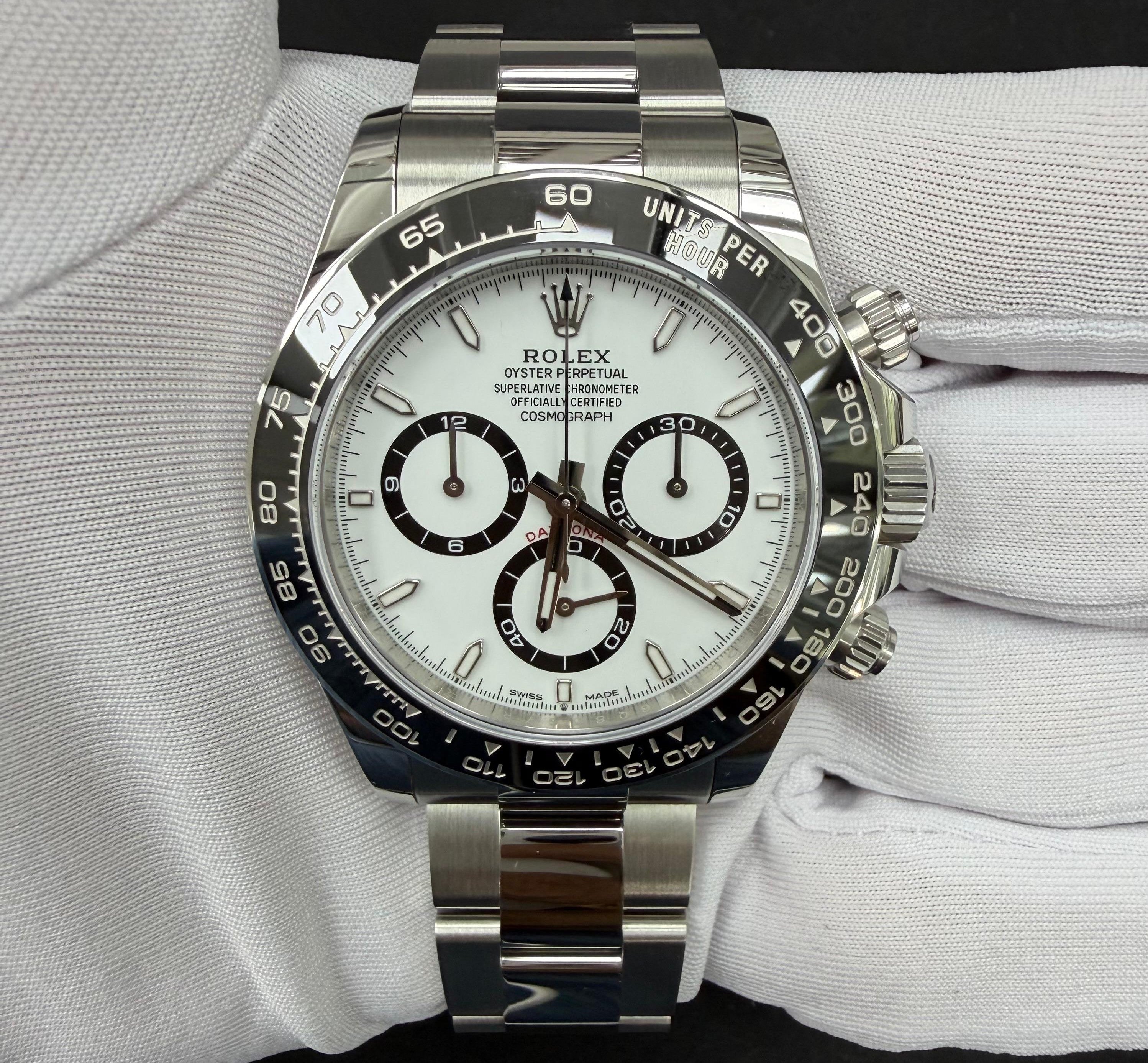 Rolex Daytona 40mm Stainless Steel White Dial Ref. 126500LN