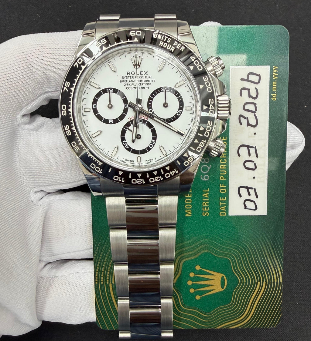 Rolex Daytona 40mm Stainless Steel White Dial Ref. 126500LN