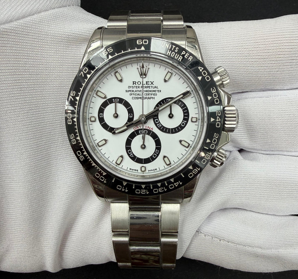 Rolex Daytona 40mm Stainless Steel White Dial Ref. 116500LN