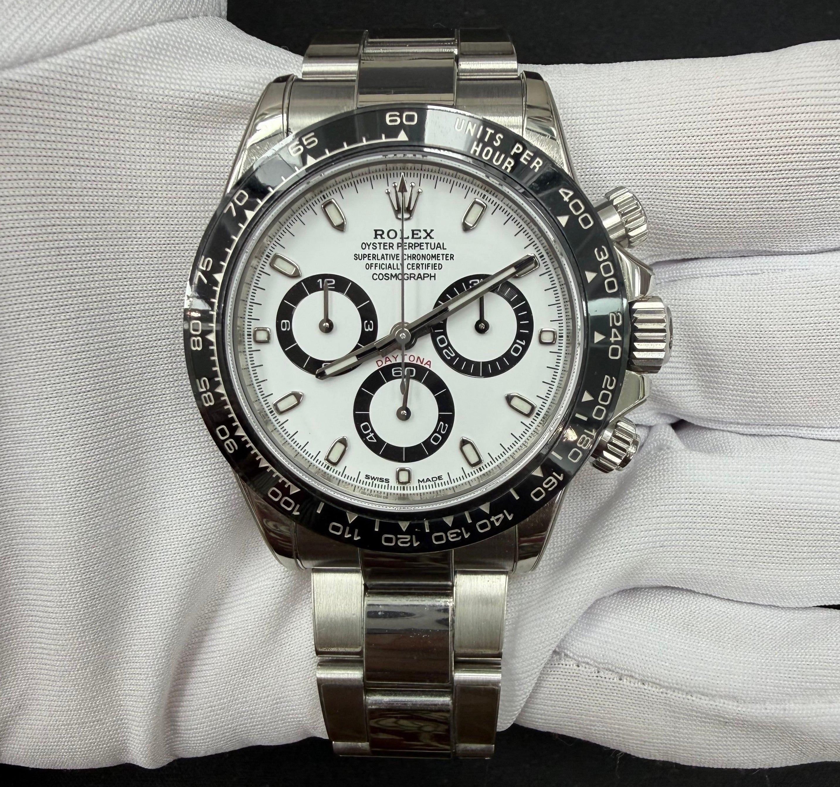 Rolex Daytona 40mm Stainless Steel White Dial Ref. 116500LN