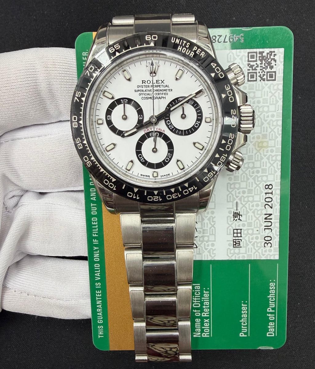 Rolex Daytona 40mm Stainless Steel White Dial Ref. 116500LN